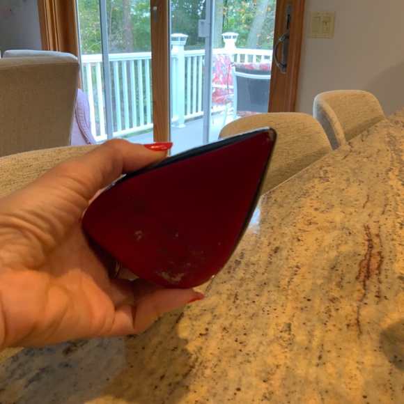 Christian louboutin louboutin Hot Chick 100 patente red sole - Picture 5 of 6